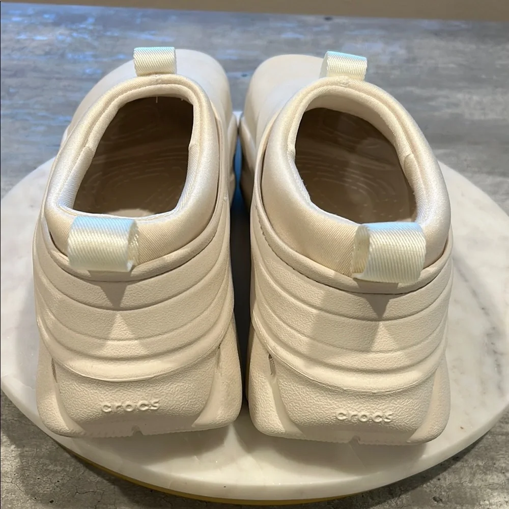 CROCS Tundra Echo Trainer’s Off-White unisex size M10  W12 - Picture 5 of 11